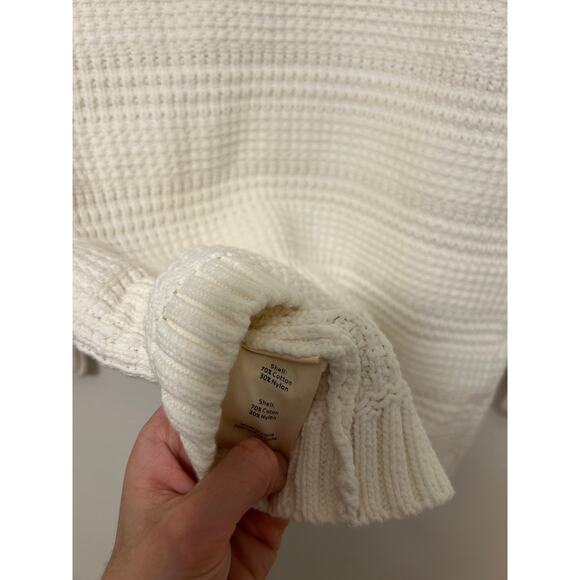 L'AGENCE Marina Textured Knit Cardigan Jacket White Sz XS Old Money - Picture 11 of 12